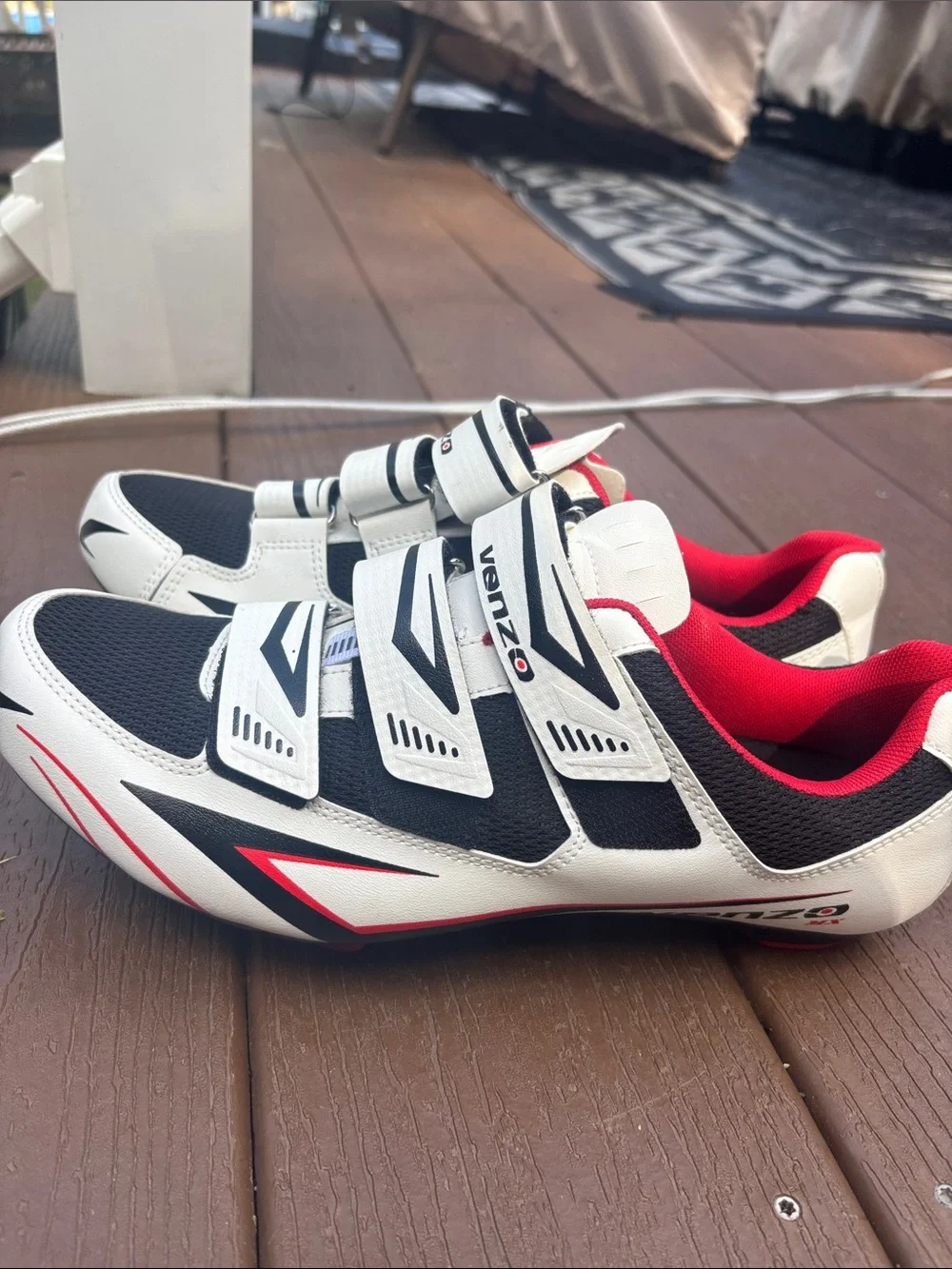 Venzo MX Cycling Shoes - Triple Strap